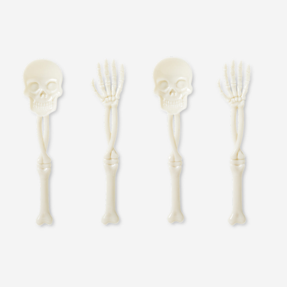 CUTLERY PLASTIC SPOON AND FORK SET 4PCS