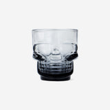 Kafatası Şeklinde Siyah Mini Cam Bardak 35 ml