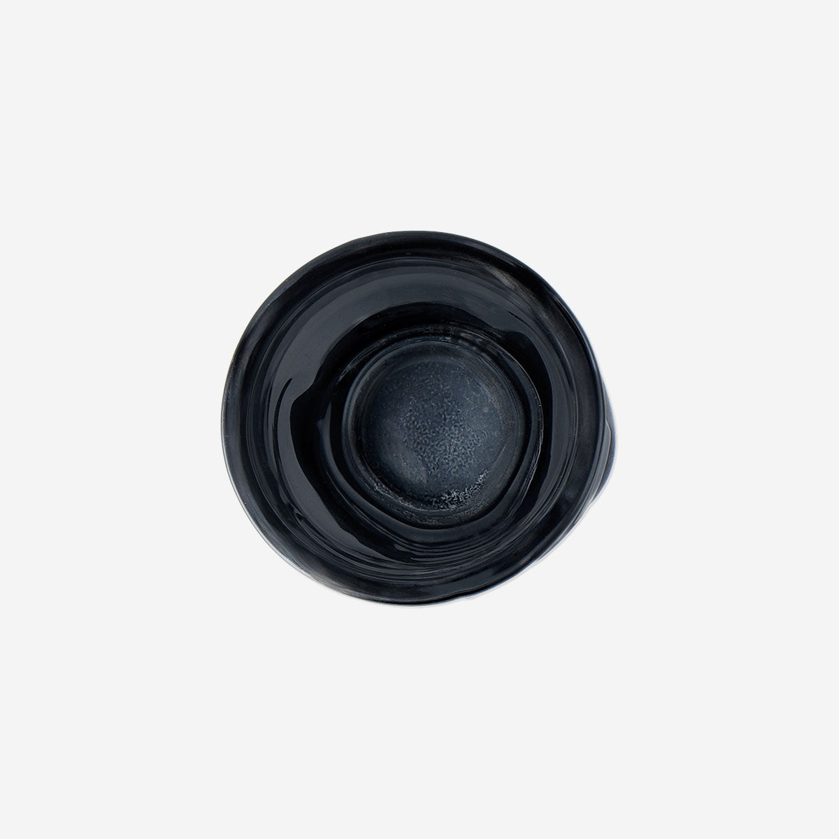 Kafatası Şeklinde Siyah Mini Cam Bardak 35 ml
