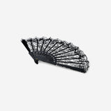 Gotik Temalı Siyah Yelpaze