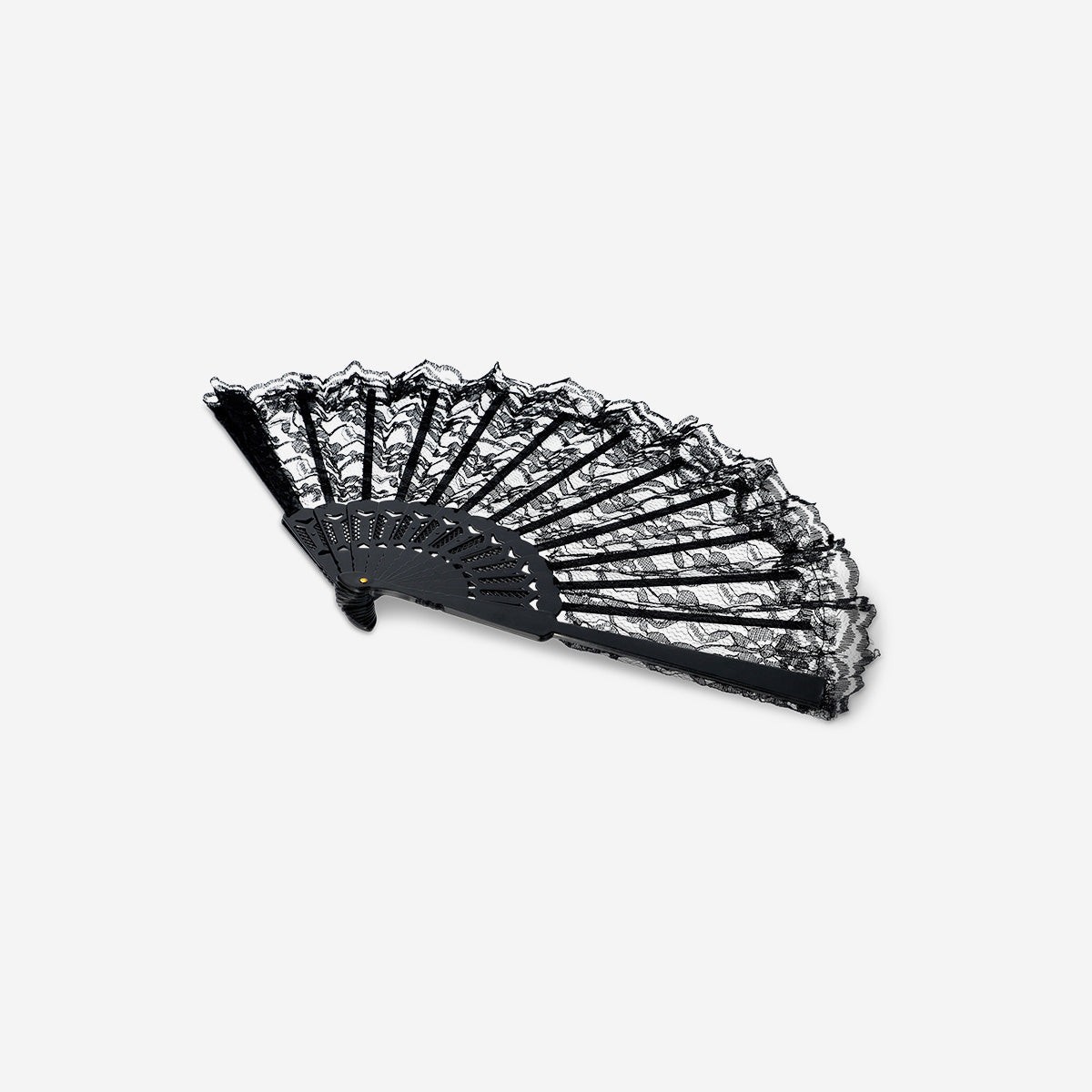 Gotik Temalı Siyah Yelpaze