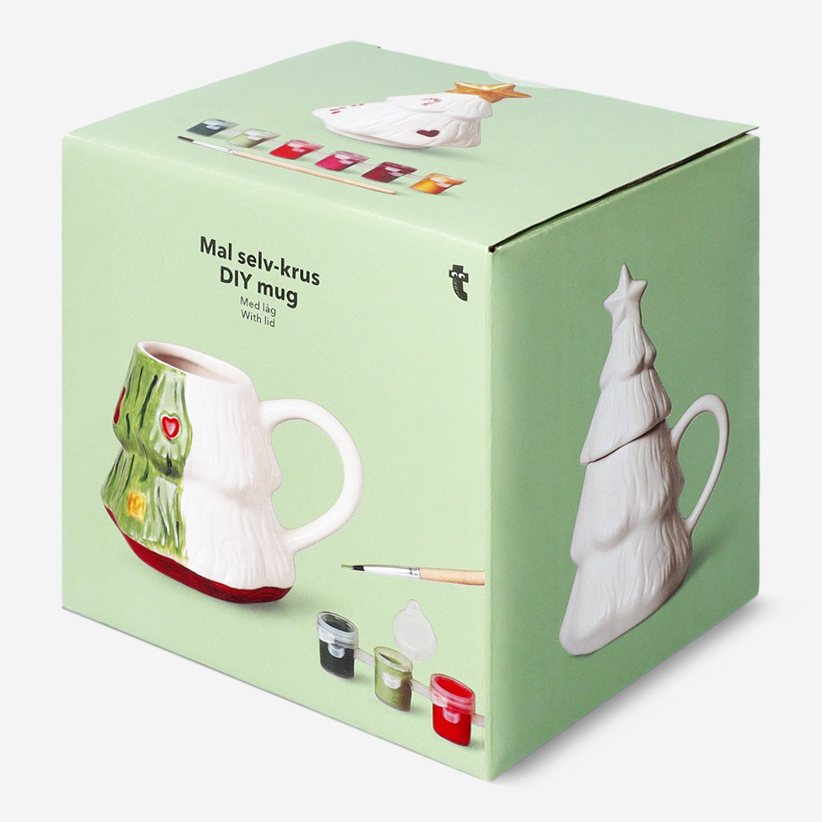 Kendin Yap Yılbaşı Temalı Kupa Seti