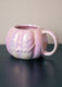 MUG WITH HANDLE IRIDESCENT PUMPKIN 330ML EMBOSSED FACE