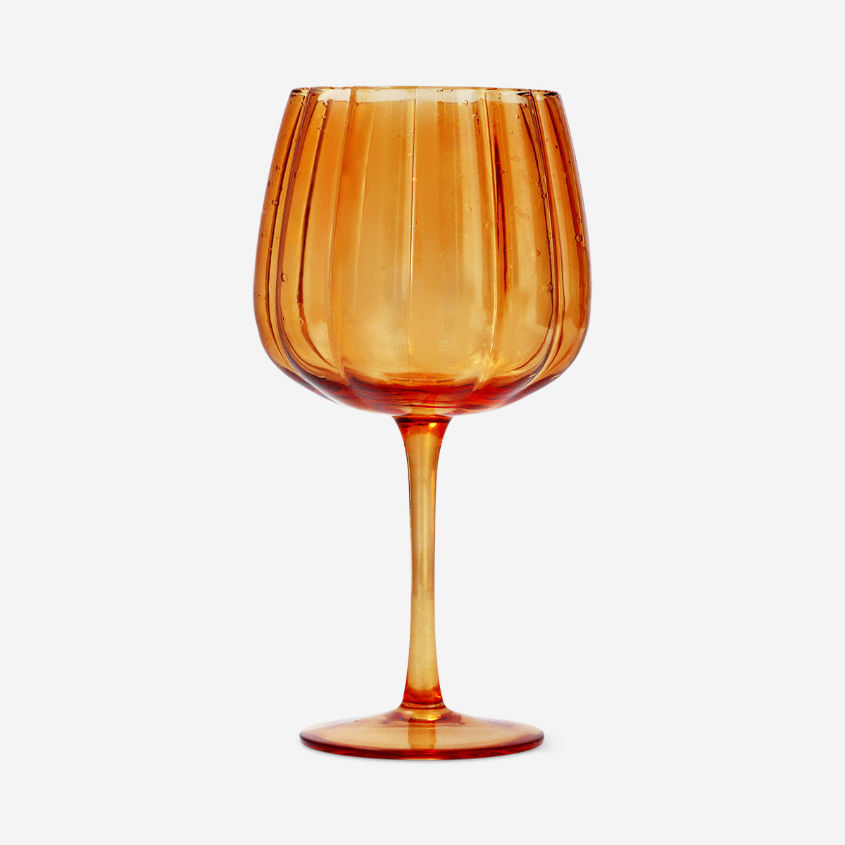 WINE GLASS PUMPKIN SHAPE