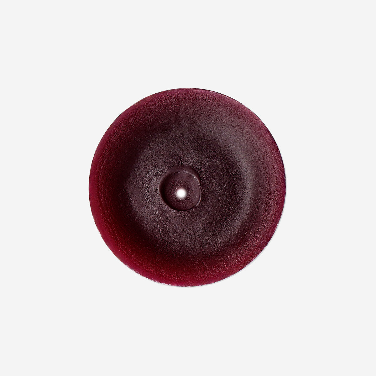 Bordo Rustik Uzun Silindir Mum