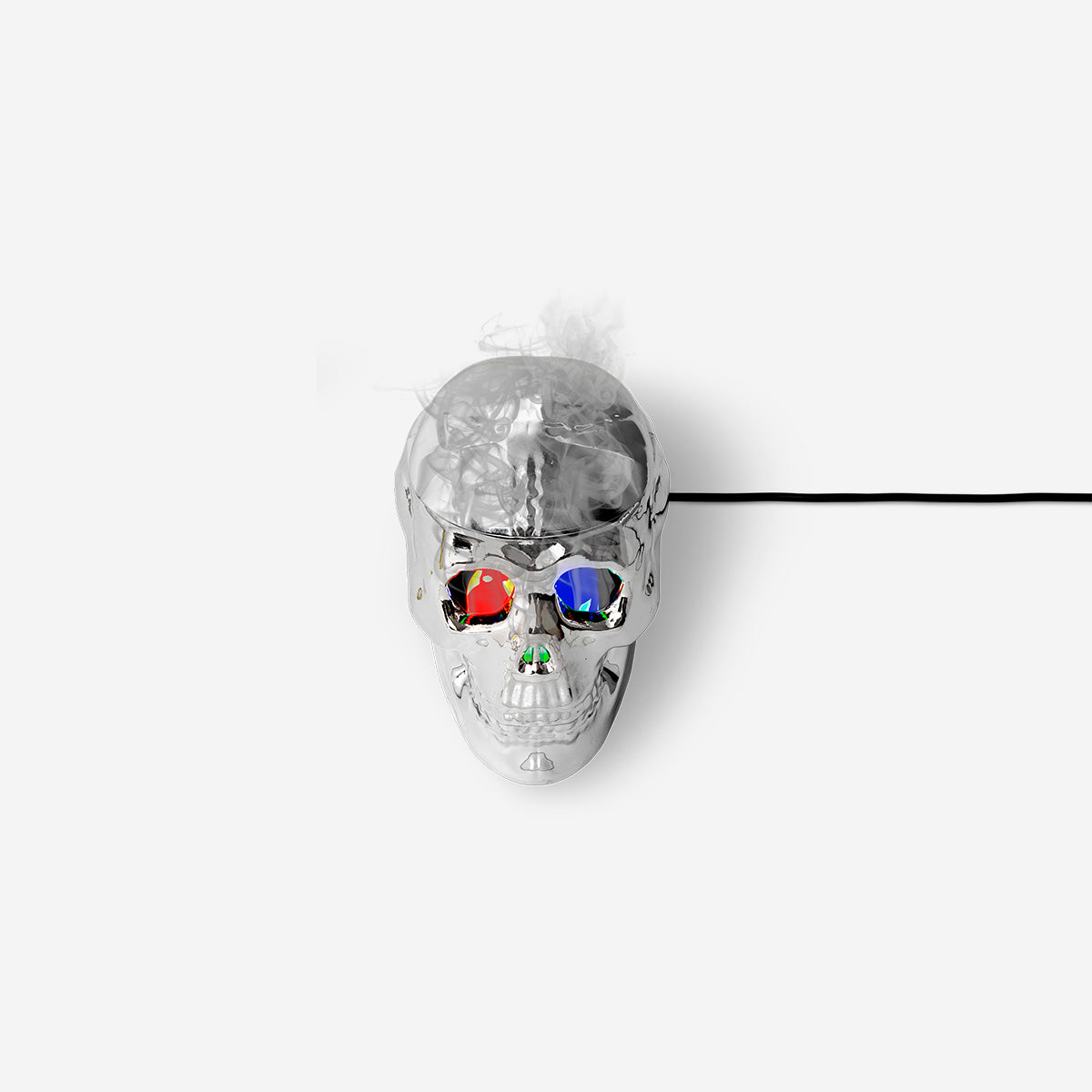 FOG MACHINE SKULL HEAD W. COLOR CHANGING LIGHT