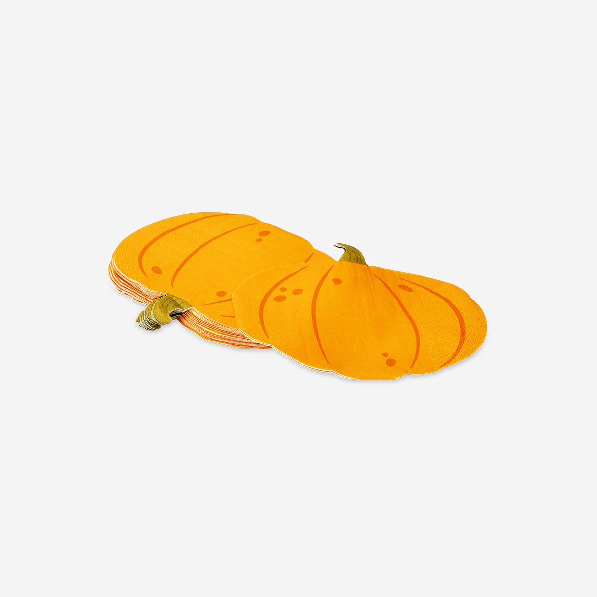 NAPKIN SHAPED AS PUMPKIN 16PCS