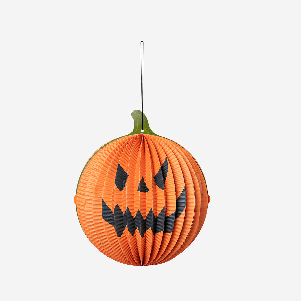HANGING DECO PUMPKIN WITH FACE 20CM
