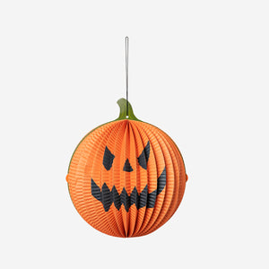 HANGING DECO PUMPKIN WITH FACE 20CM