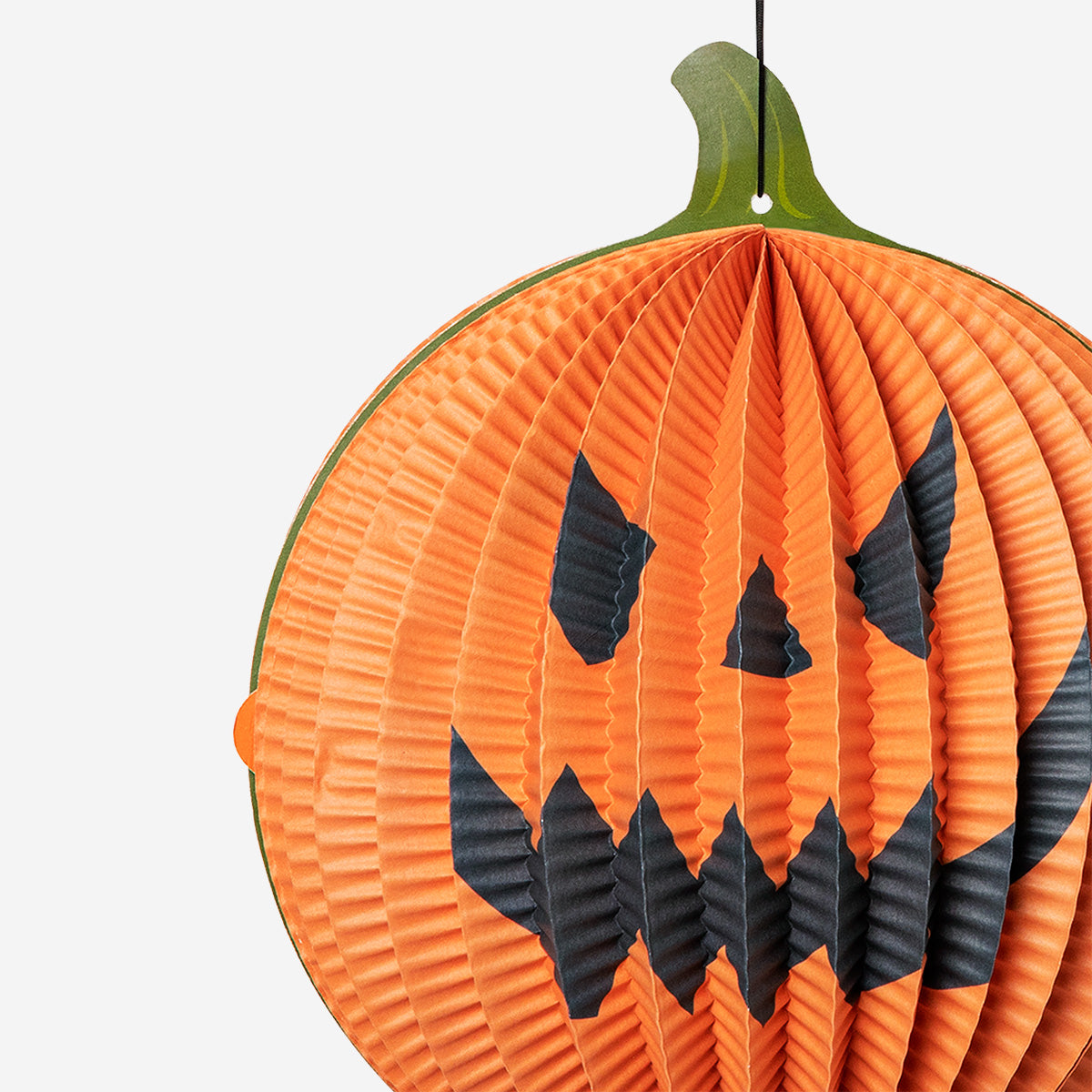 HANGING DECO PUMPKIN WITH FACE 20CM