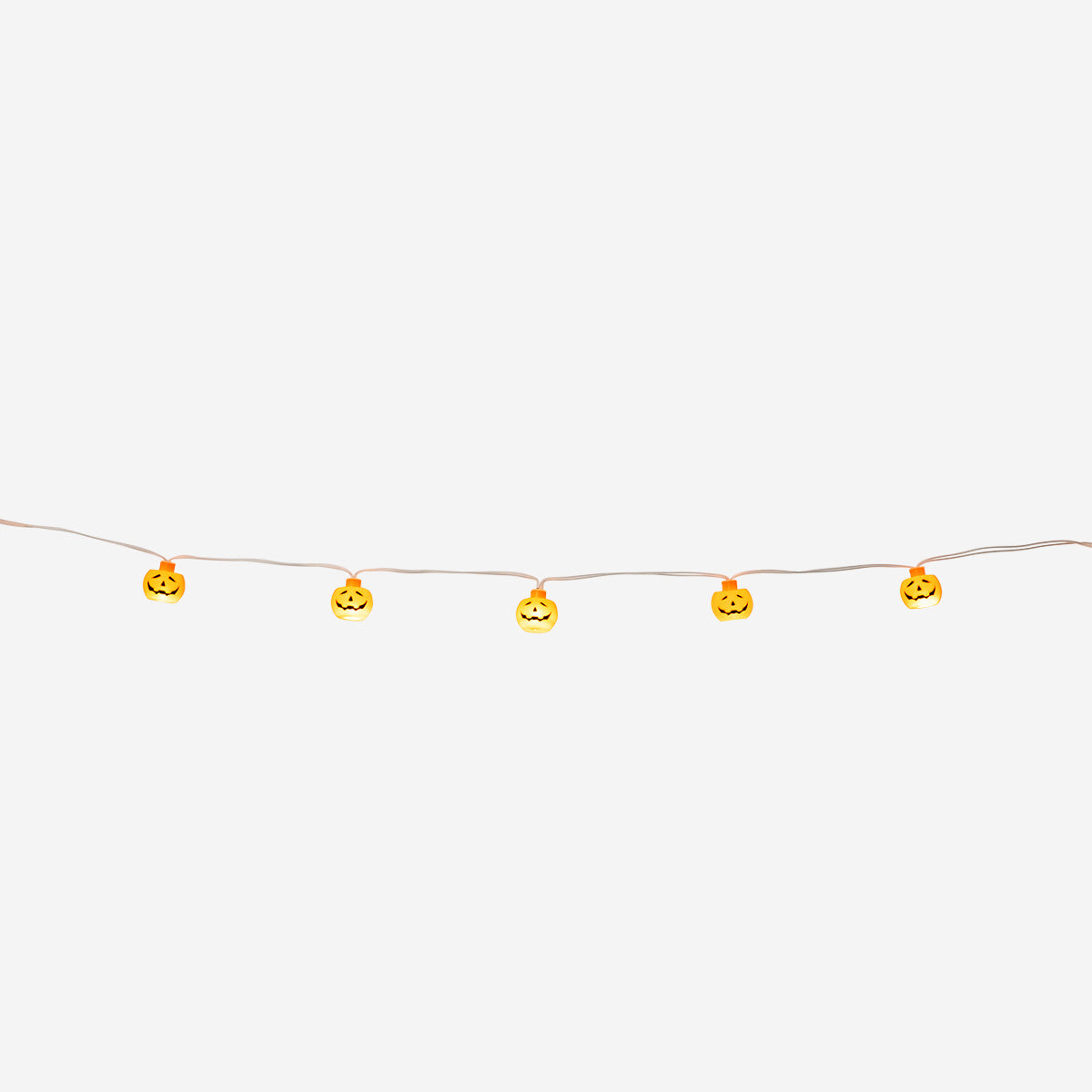 LIGHT CHAIN HALLOWEEN W PUMPKINS RECYCLED