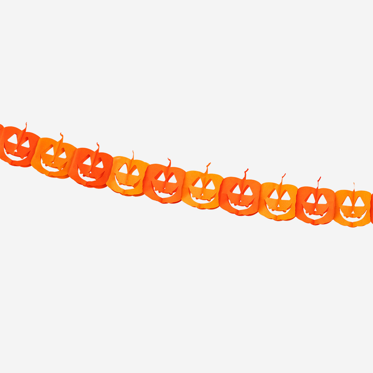 GARLAND PAPER HAPPY PUMPKIN FACES 3M