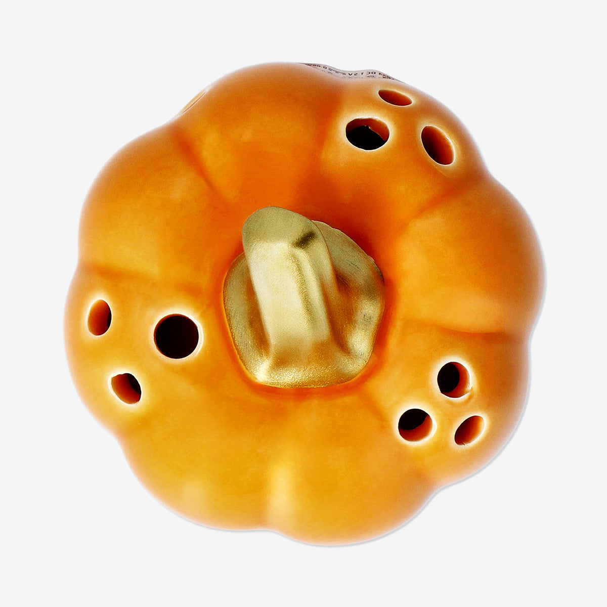 LED LIGHT CERAMIC PUMPKIN
