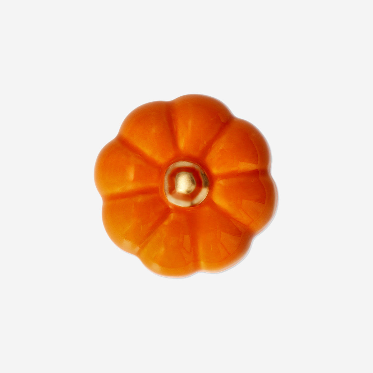 PUMPKIN CERAMIC DECO LARGE 8X8X5,5 CM