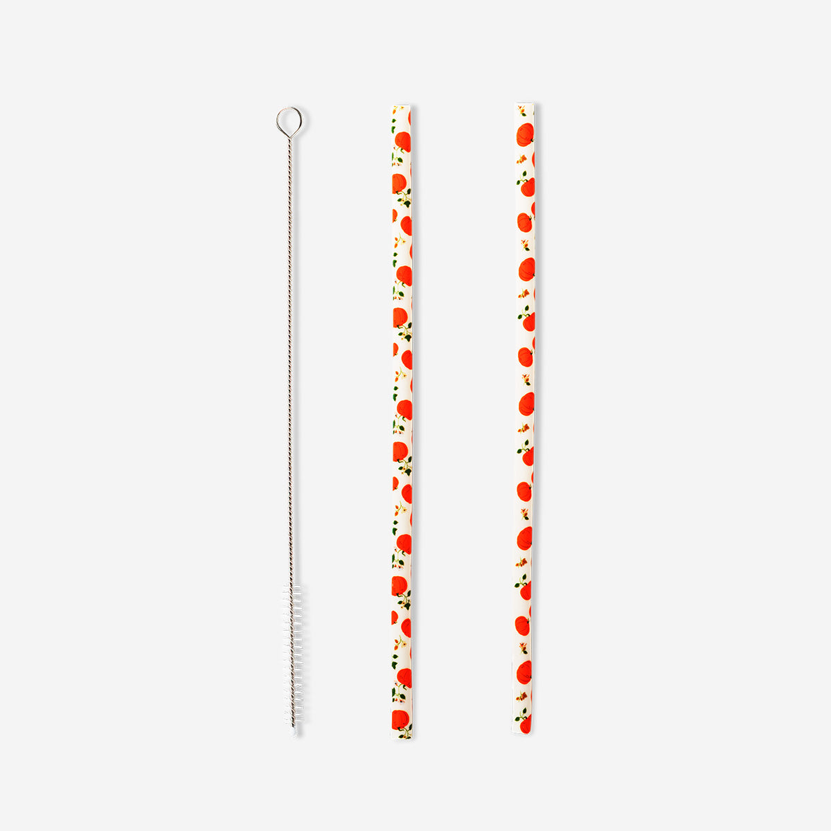 STRAWS HALLOWEEN PUMPKIN PRINT 8PCS