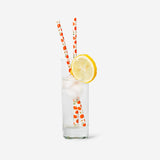 STRAWS HALLOWEEN PUMPKIN PRINT 8PCS