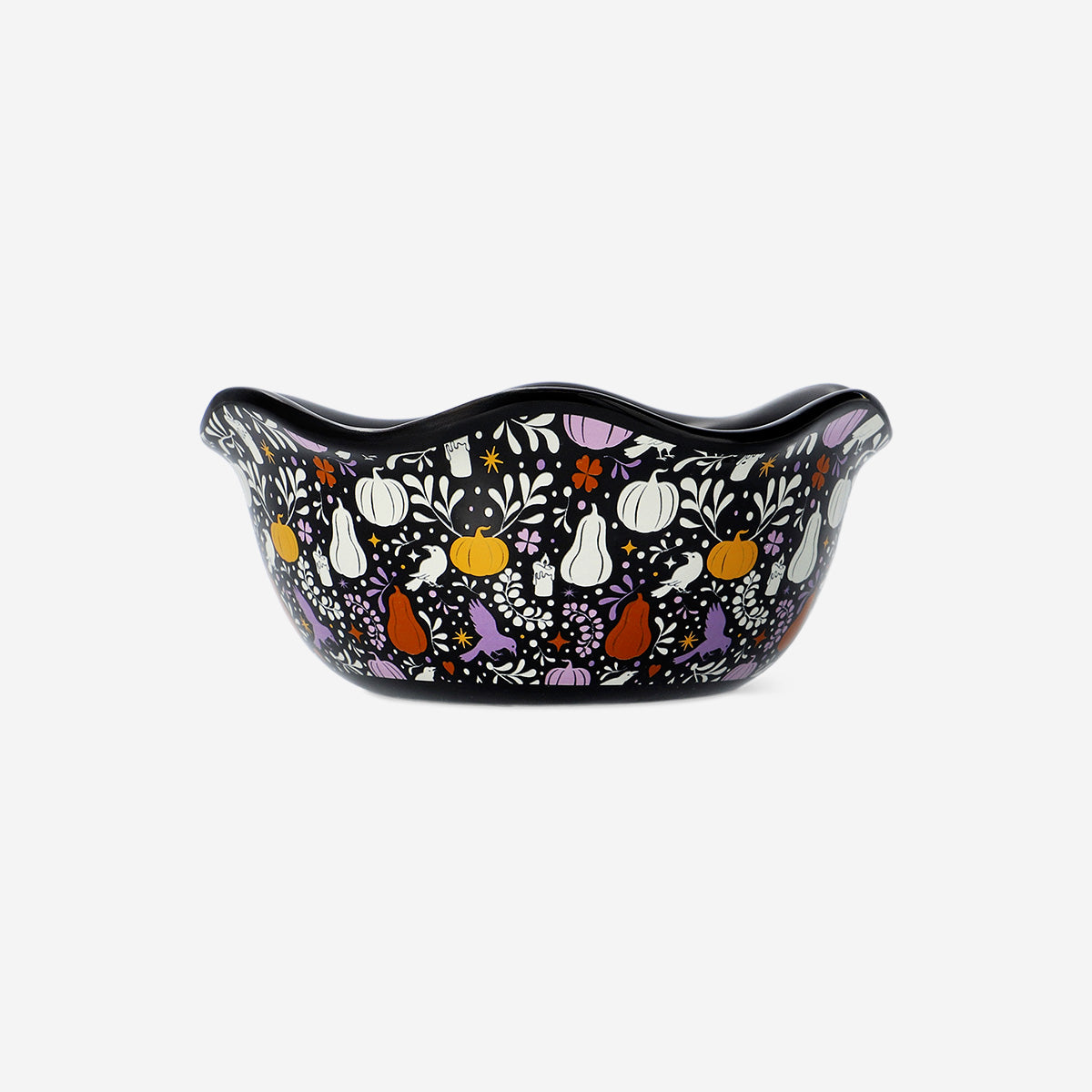 Balkabağı Desenli Seramik Kase