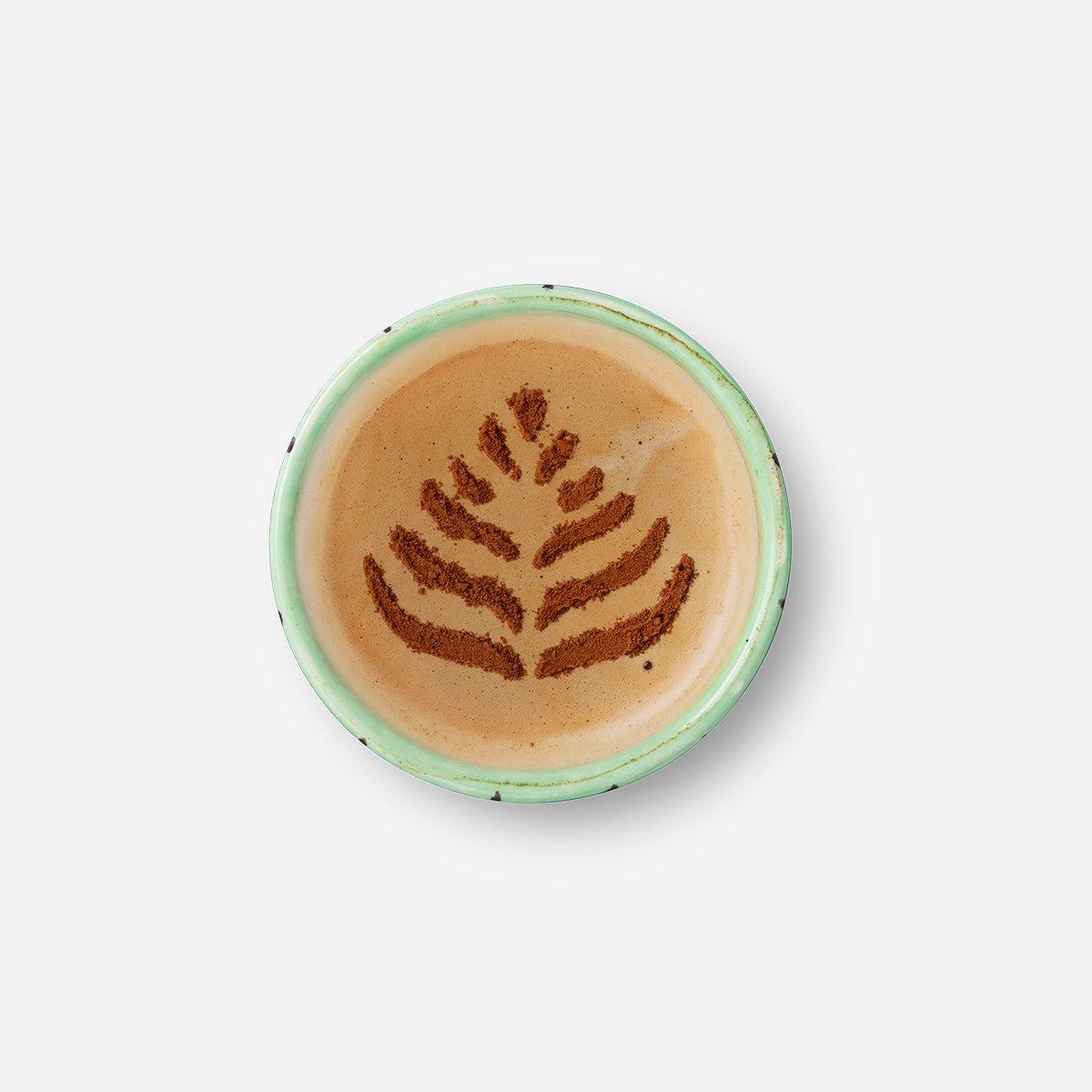 Sonbahar Temalı 2'li Latte Art Şablonu