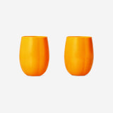 CUPS PLASTIC PUMPKIN SHAPED 2PCS