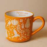 Balkabağı Desenli Porselen Kupa 480 ml