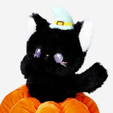 Balkabağı Detaylı Peluş Kedi