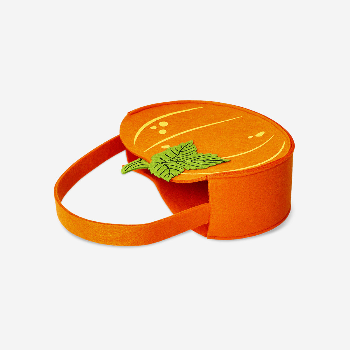 SNACK BAG FELT AS PUMPKIN KIDS