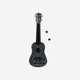 İskelet Desenli Fosforlu Ukulele