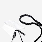HAIRBAND BLACK BRAIDS AND COLLAR TIE ADULT