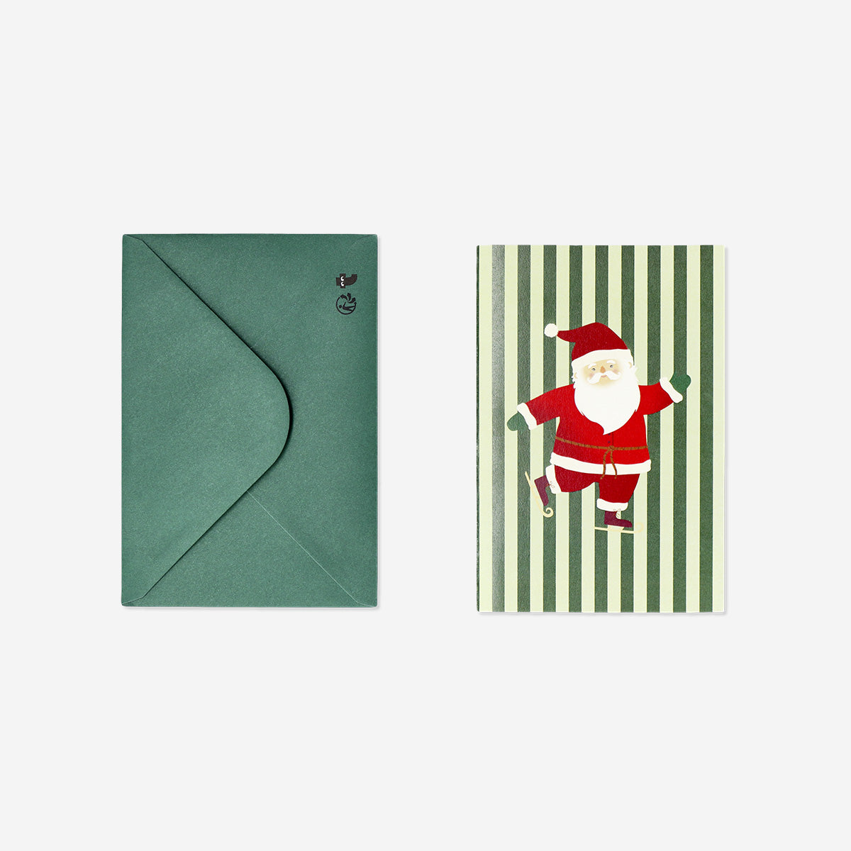 CARD W ENVELOPE XMAS SANTA