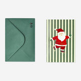 CARD W ENVELOPE XMAS SANTA