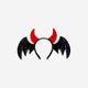 HAIRBAND DEVIL WINGS KIDS 4-8 YEARS