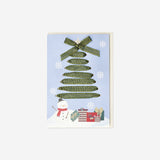 CARD W ENVELOPE XMAS RIBBON TREE