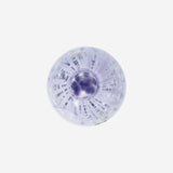 VASE GLASS W DOTS