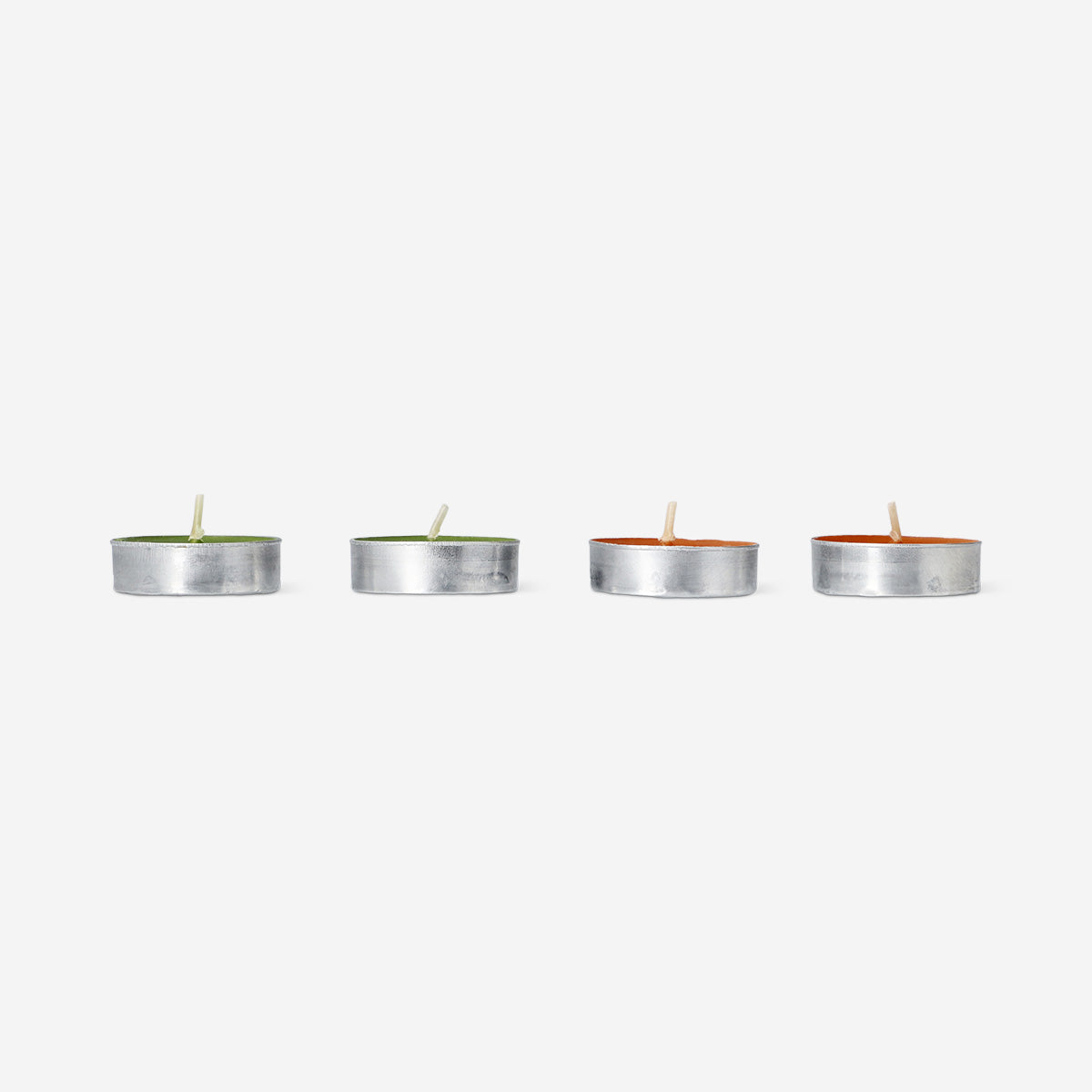 Turuncu 18'li Tealight Mum