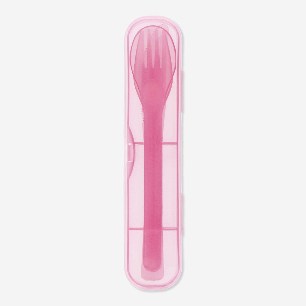 Plastik Pembe Çatal Kaşık Bıçak Seti