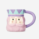 MUG WITH HANDLE SHAPED AS NUTCRACKER