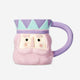 MUG WITH HANDLE SHAPED AS NUTCRACKER