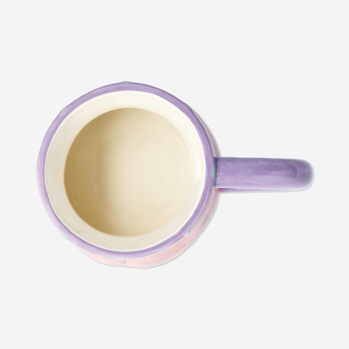 MUG WITH HANDLE SHAPED AS NUTCRACKER
