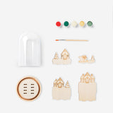 DIY SNOWGLOBLE WOODEN HOUSES