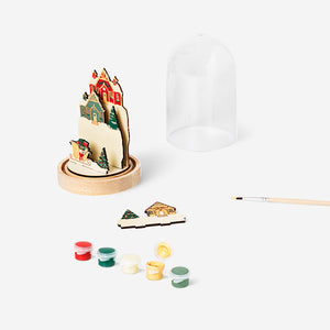 DIY SNOWGLOBLE WOODEN HOUSES
