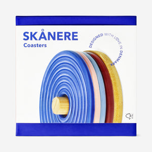 COASTER SET CERAMIC WITH BAMBOO HOLDER LOVO DESIGN