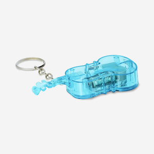 Mavi Mini Ukulele Şeklinde Anahtarlık