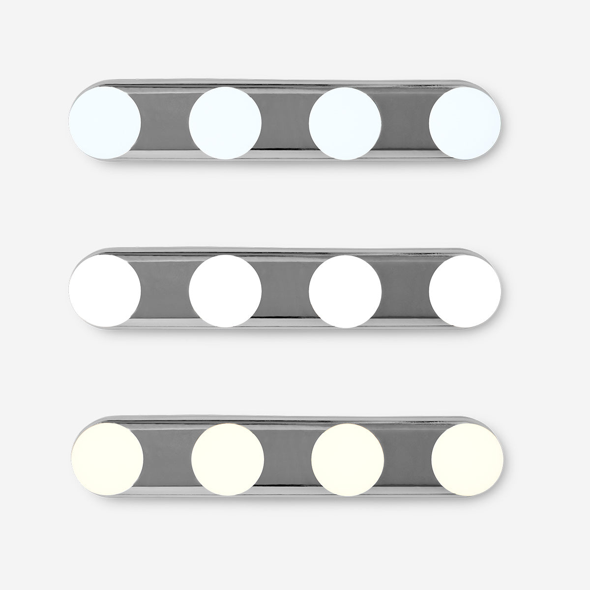 MAKE-UP LIGHT BAR W 4 BULBS CORDLESS