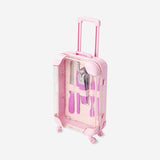 MANICURE KIT TRANSPARENT IN MINI SUITCASE