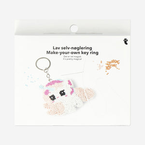 DIY BEADED KEYRING
