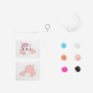 DIY BEADED KEYRING
