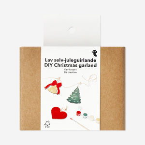 DIY WOOD TREE GARLAND DECORATION