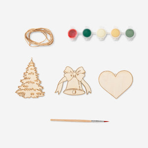 DIY WOOD TREE GARLAND DECORATION