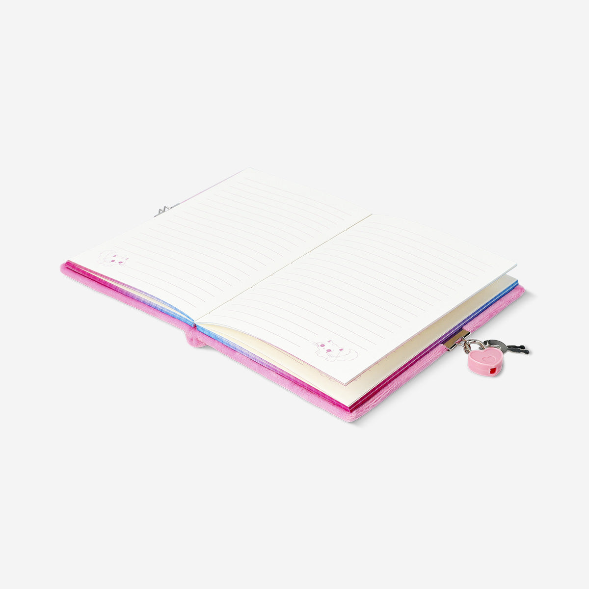 DIARY W LOCK SUPERFLEECE CAT