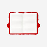 Peluş Kırmızı Sıcak Çikolata Kapaklı Defter